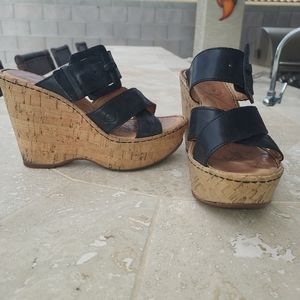 Born  cork heel sandle